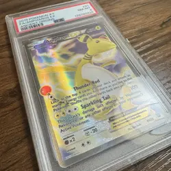 Ampharos EX (87 Full Art) 87/98 XY-Ancient Origins Holo 2015 Pokemon PSA 8 MINT - Image 3