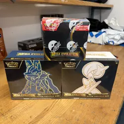 Pokemon Center Mega Evolutions Gardevoir + Lucario ETB + Enhanced Booster Box - Image 1
