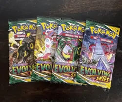 Pokemon - Sword & Shield Evolving Skies Booster Pack Full Art Set- SEALED - Image 1