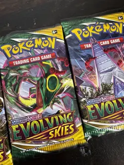 Pokemon - Sword & Shield Evolving Skies Booster Pack Full Art Set- SEALED - Image 3