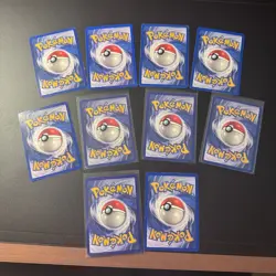 Pokemon Non Holo Bundle including Rares 1999 WOTC Fossil - Image 3