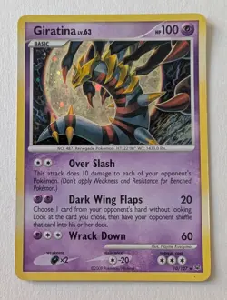 Pokemon Giratina 10/127 Platinum Holo (LP) - Image 1