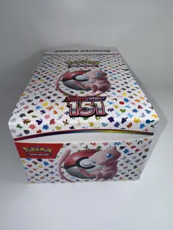 Pokemon S&V 151 Booster Bundle Display Box & 10 EMPTY Booster Bundles **EMPTY** - Image 1