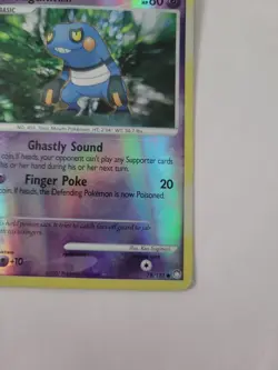 Pokemon TCG Croagunk Mysterious Treasures 78/123 Reverse Holo Common Damaged - Image 4