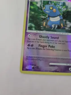 Pokemon TCG Croagunk Mysterious Treasures 78/123 Reverse Holo Common Damaged - Image 5