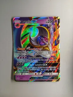 Carte pokemon Lunala GX (SM 17) SM Black Star Promos [Played] 01-01-25A - Image 1