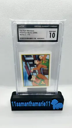 2000 Yas Gym Members Pokemon Merlin Series 2 CGC 10 - Image 1