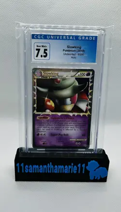 2010 Slowking Pokemon Undaunted Holo CGC 7.5 - Image 1