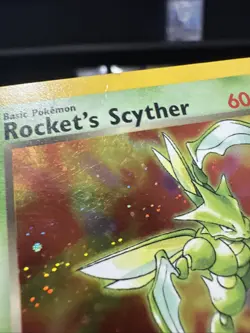 Pokemon TCG Rockets Scyther Gym Challenge 13/132 Holo Rare DMG Condition - Image 3