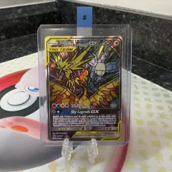 Pokemon TCG Moltres Zapdos Articuno GX SM210 Tag Team Hidden Fate Promo - Image 5