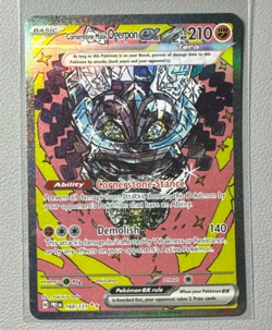 Pokemon Prismatic Evolutions 160/131 Cornerstone Mask Ogerpon ex SIR - Image 1