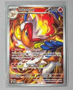 Pokemon Twilight Masquerade 173/167 Infernape Illustration rare IR - Image 1