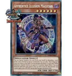 Yugioh! 1x Apprentice Illusion Magician RA04-EN023 Collector's Rare 1st Ed NM - Image 1