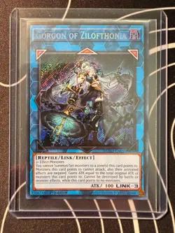 Gorgon of Zilofthonia (SECRET RARE) DUAD-EN050 (NM) 1st Ed Konami Yu-Gi-Oh! - Image 1