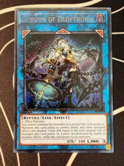 Gorgon of Zilofthonia (SECRET RARE) DUAD-EN050 (NM) 1st Ed Konami Yu-Gi-Oh! - Image 3