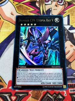 Number C39: Utopia Ray ys13-env01 1st Edition (LP) Ultra Rare Yu-Gi-Oh! - Image 1