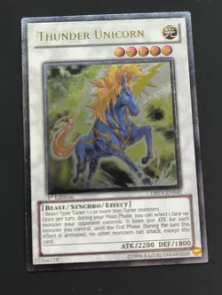 Thunder Unicorn - DREV-EN040 - 1st Ed Ultimate Rare NM - Yugioh - Image 2