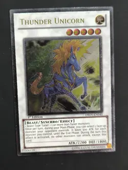 Thunder Unicorn - DREV-EN040 - 1st Ed Ultimate Rare NM - Yugioh - Image 4