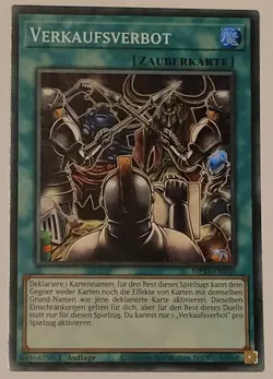 Yu-Gi-Oh - Sales Ban (GERMAN) - Super Rare - MP23-EN(DE)035 - M/NM - Image 1