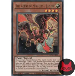Yugioh The Agent of Miracles - Jupiter GFP2-EN052 Ultra Rare 1st Edition NM - Image 1