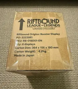 Riftbound League of Legends Trading Card Game Origins Booster Box Case (6 Boxes) - Image 2