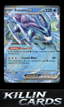 Suicune ex 010/034 Pokemon Classic Collection Trading Card Game Classic Card NM - Image 1