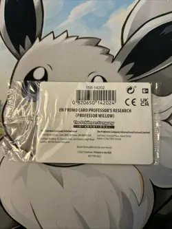 Pokemon SWSH178 Professor's Research (Willow) | Promo Card + Code | NEW SEALED - Image 1