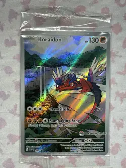 Koraidon SVP 014: Scarlet & Violet Promo Card Sealed - Pokemon Center Stamped - Image 1