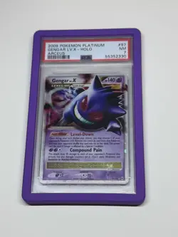 Pokemon Gengar TCG LV.X Platinum Arceus Holo Ultra Rare Card 97/99 2009 PSA 7 - Image 1