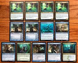 MTG Custom 60-Card Deck - Blue Green MERFOLK - Fish Tribal Tricks - Image 1