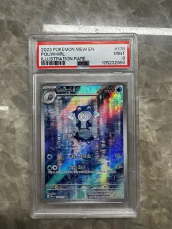 Poliwhirl Scarlet Violet-151 Pokemon TCG Illustration Rare Card 176/165 PSA 9 - Image 1