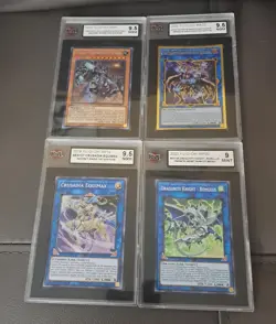 Yu-Gi-Oh! Graded Collector's Cards Lot ×4 - Image 1