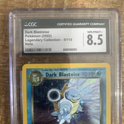 Pokemon Dark Blastoise Holo Card CGC 8.5 Legendary Collection 4/110 - Image 2