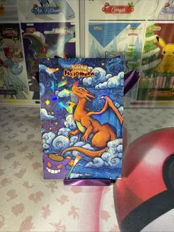 Cracked Ice Gengar Painting Charizard Halloween Database Card Van Gogh NONTCG - Image 1