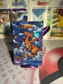 Cracked Ice Gengar Painting Charizard Halloween Database Card Van Gogh NONTCG - Image 2