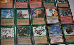 MTG 15x ICE AGE Homelands green brownie MP magic card lot - Image 2