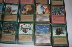 MTG 15x ICE AGE Homelands green brownie MP magic card lot - Image 3