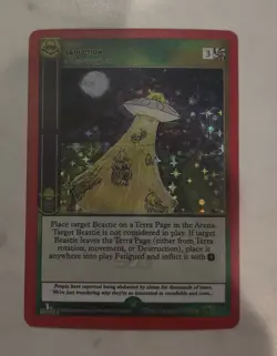 Metazoo Nightfall 1st Edition Abduction Full Holo 23/163 FH Unlucky 13 UL13 Card - Image 1