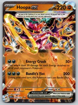 Hoopa ex 098/182 SV04: Paradox Rift NM Pokemon Card TCG - Image 1