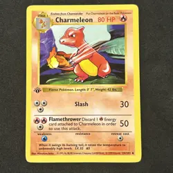 Charmeleon 24/102 Base Set (1st Edition) very nice card never played NM - Image 1