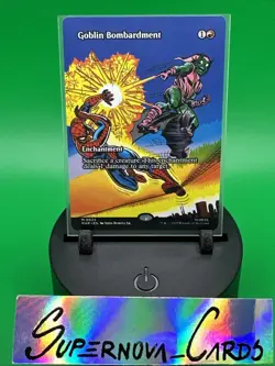 MTG - Goblin Bombardment - Borderless Mythic #23 - Marvel Universe Eternal NM - Image 1