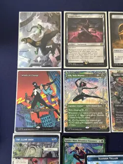 Magic - The Gathering Marvel Spider-Man Foil Lot + Borderless Spiderman lot - Image 2