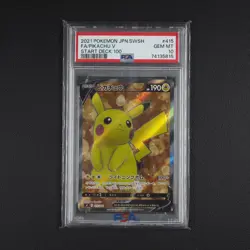 PSA 10 - Pikachu V Pokemon Karte TCG 415/414 Start Deck 100 2021 /K85 - Image 2