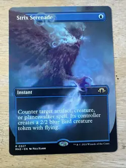 MTG Strix Serenade Borderless 0327 Modern Horizons 3 - Image 1