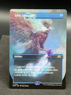 Strix Serenade MINT BORDERLESS Modern Horizons 3 0327 MH3 MTG Rare Unplayed M/NM - Image 1