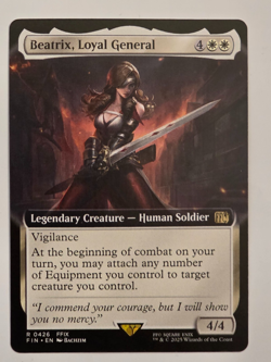 Beatrix, Loyal General R0426 Regular (Extended Art) Final Fantasy MTG NM - Image 1