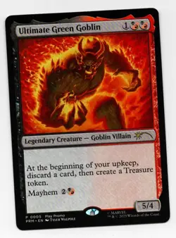 MTG Spider-Man Ultimate Green Goblin Play Promo Magic The Gathering P0005 - Image 1