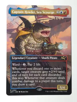 Captain Howler, Sea Scourge (Borderless) Aetherdrift Regular - Image 1