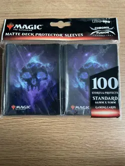 MTG Magic The Gathering 100 Matte Deck Protector Sleeves - Swamp (NEW/SEALED) - Image 1