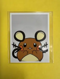 Korean Pokemon TCG Passport Photo ID Limited Edition Dedenne Very Rare Mint PF - Image 1